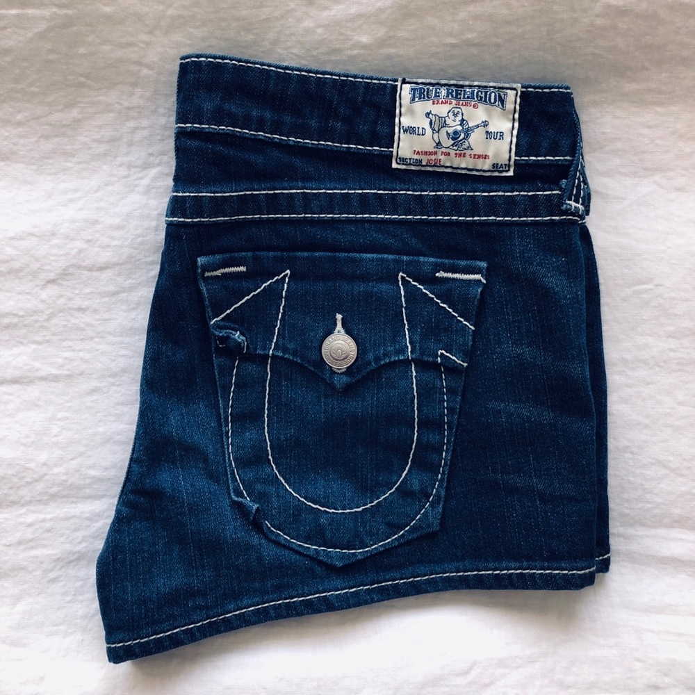 True Religion denim shorts